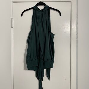 Express Dark Green bodysuit